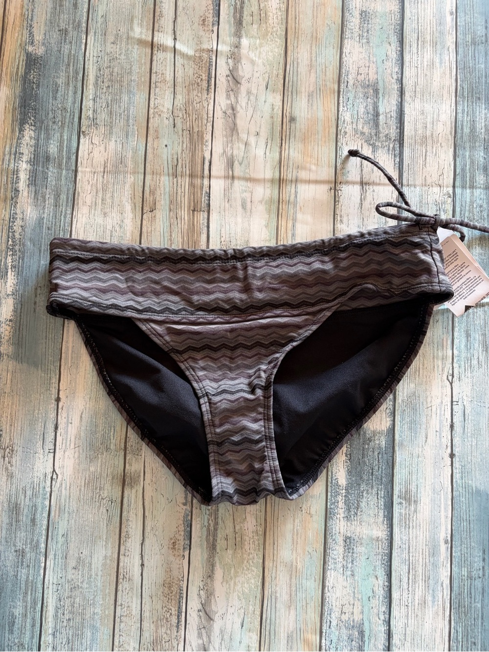 Athleta Jacquard Swim Bottoms with Side Tie NWT